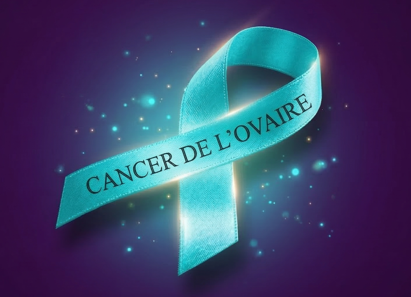 Ruban turquoise cancer de l'ovaire